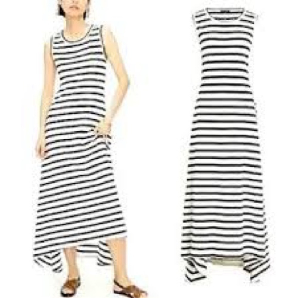 NWT J Crew  High Low Maxi Dress